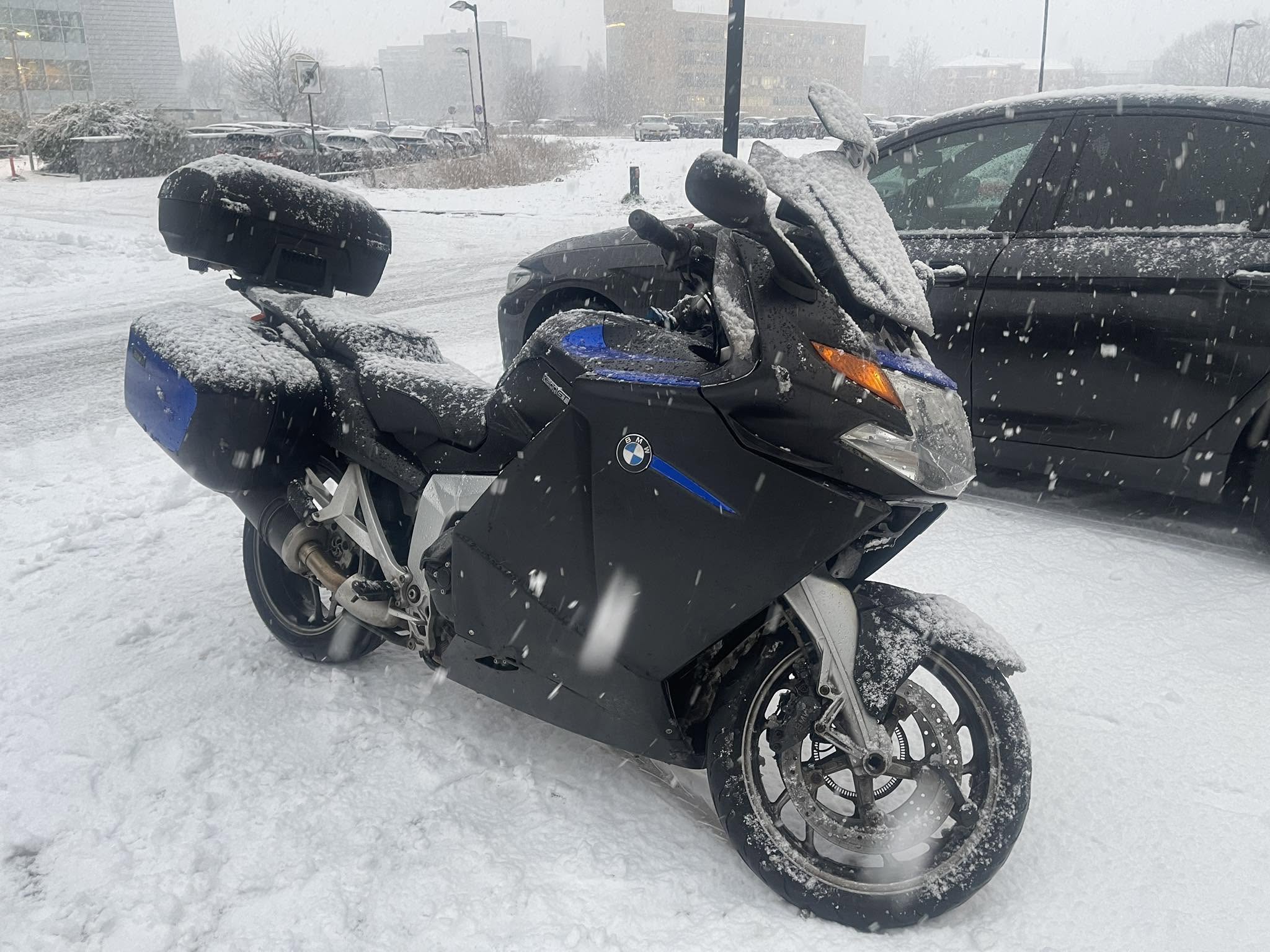 Onderweg in de sneeuw